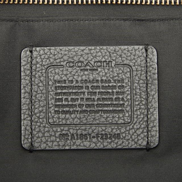 コーチ トートバッグ ショルダーバッグ F23248 ブラック レザー メンズ COACH 【中古】_8