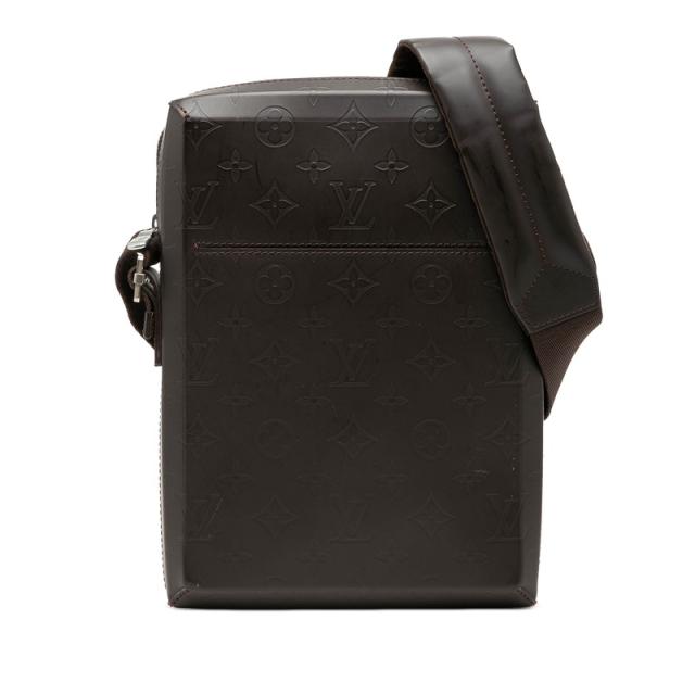 ルイ ヴィトン モノグラム グラセ ボビー 斜め掛け ショルダーバッグ M46520 カフェ ブラウン レザー メンズ LOUIS VUITTON 【中古】