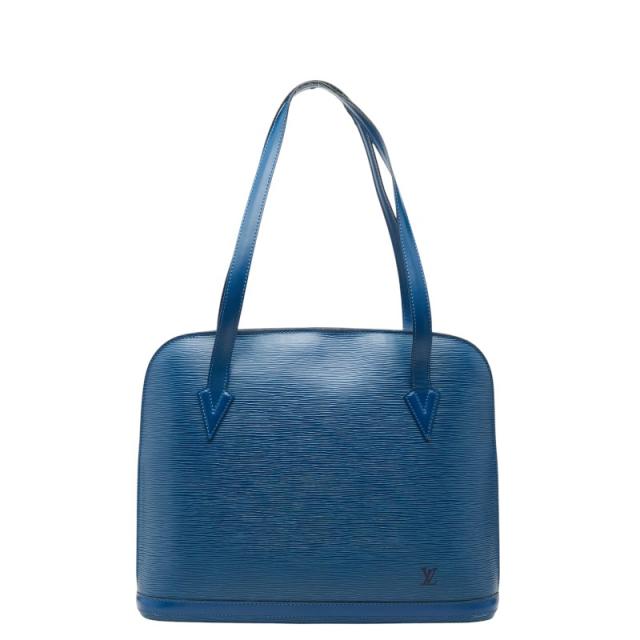 ルイ ヴィトン エピ リュサック トートバッグ ショルダーバッグ M52285 トレドブルー レザー レディース LOUIS VUITTON 【中古】