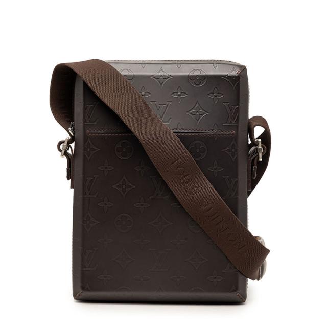 ルイ ヴィトン モノグラム グラセ ボビー 斜め掛け ショルダーバッグ M46520 カフェ ブラウン レザー メンズ LOUIS VUITTON 【中古】