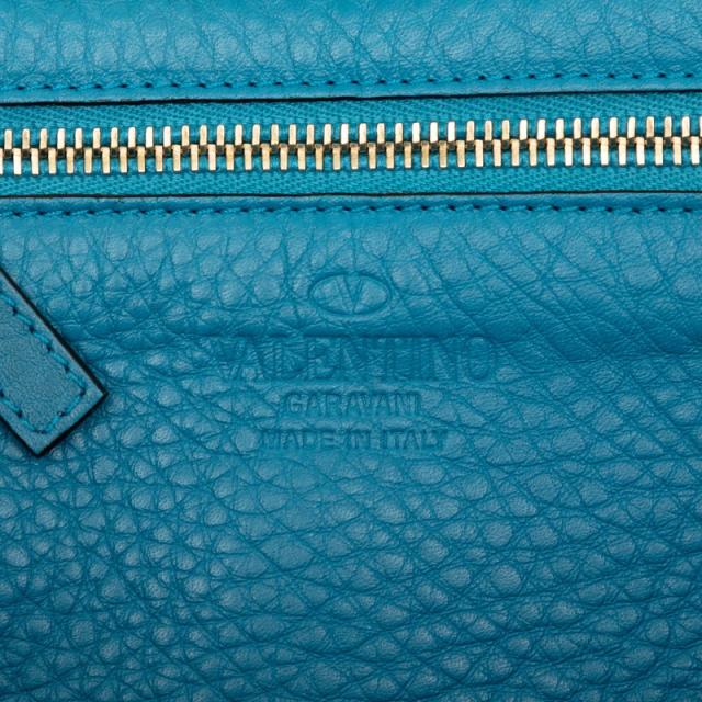 ヴァレンティノ ガラヴァーニ ロックスタッズ ハンドバッグ ショルダーバッグ 2WAY ブルー レザー レディース VALENTINO 【中古】_4