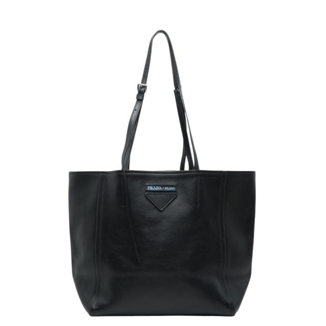 プラダ トートバッグ ショルダーバッグ 1BG209 ブラック レザー レディース PRADA 【中古】