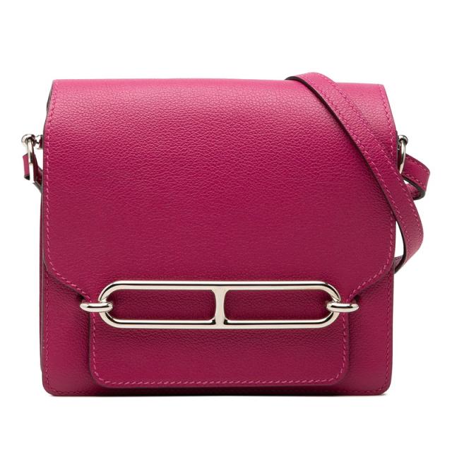 エルメス サックロウリス 斜め掛け ショルダーバッグ ローズパープル エバーカラー レディース HERMES 【中古】