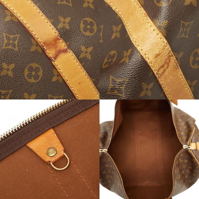 ルイ ヴィトン モノグラム キーポル バンドリエール60 ボストンバッグ ショルダーバッグ 2WAY M41412 赤銅色 LOUIS VUITTON 【中古】