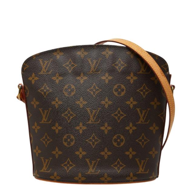 ルイ ヴィトン モノグラム ドルーオ 斜め掛け ショルダーバッグ M51290 ブラウン PVC レザー レディース LOUIS VUITTON 【中古】