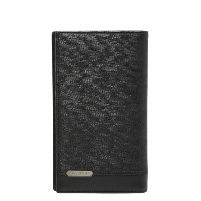 ブルガリ セルペンティ スカリエ マン 長財布 ブラック レザー レディース BVLGARI 【中古】