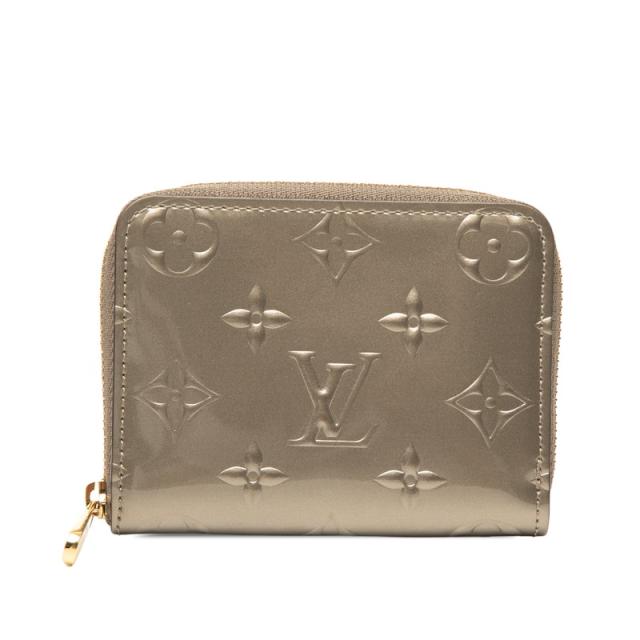 ルイ ヴィトン モノグラム ヴェルニ ジッピー コインパース コインケース 小銭 M68643 シャンパーニュメタリゼ LOUIS VUITTON【中古】 37,570円