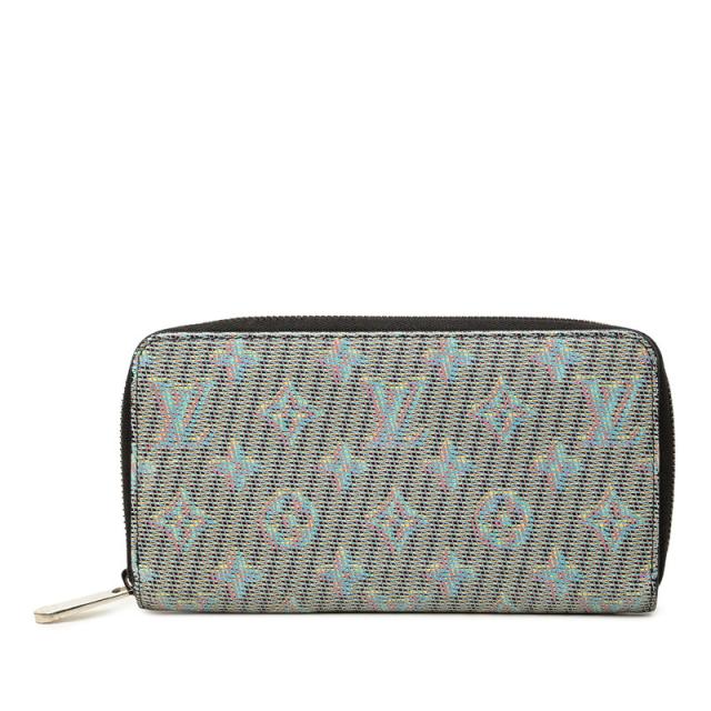 ルイ ヴィトン モノグラム LVポップ ジッピーウォレット ラウンドファスナー 長財布 M68662 ネオンカラー PVC LOUIS VUITTON 【中古】