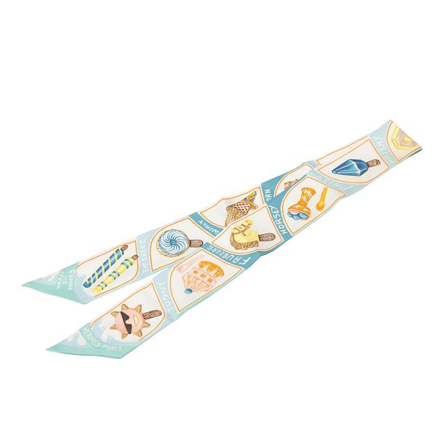 最安値】エルメス ツイリー FUNNY ICE CREAM ファニーアイスクリーム