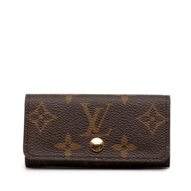ルイ ヴィトン モノグラム ミュルティクレ4 4連 キーケース M62631 ブラウン PVC レザー レディース LOUIS VUITTON 【中古】 25,776円