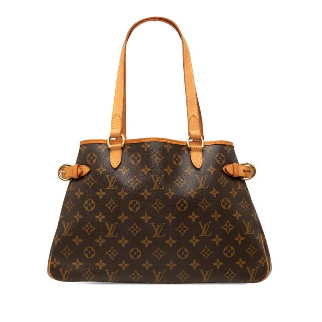 ルイ ヴィトン モノグラム バティニョール オリゾンタル トートバッグ ショルダーバッグ M51154 ブラウン PVC LOUIS VUITTON 【中古】 78,540円
