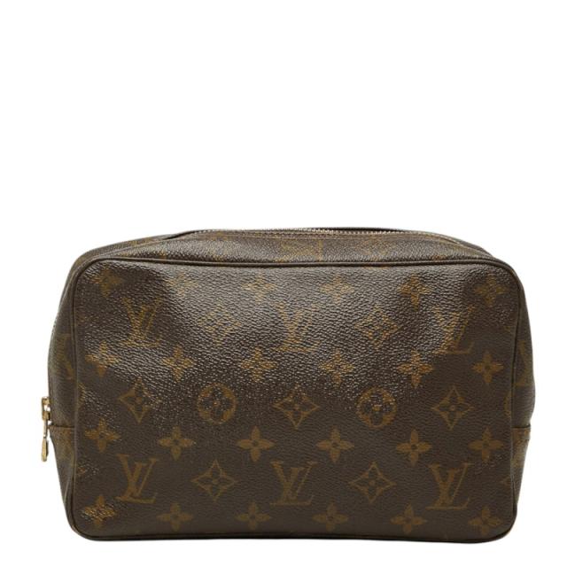 ルイ ヴィトン モノグラム トゥルーストワレット23 セカンドバッグ クラッチバッグ ポーチ M47524 ブラウン PVC LOUIS VUITTON 【中古】