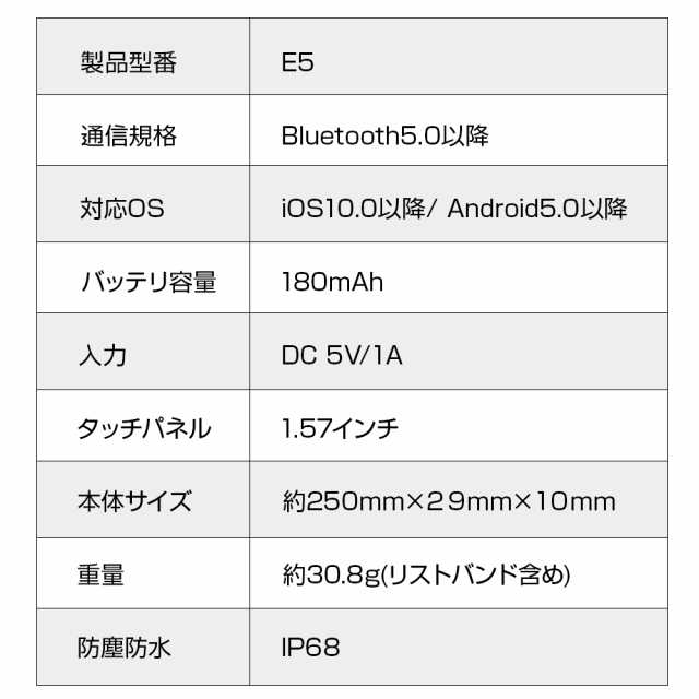 itDEAL スマートウォッチ E5 体温測定 血中酸素 Bluetooth5.2 着信通知 1.57インチ 血圧測定 睡眠検測 活動量計 心拍計  時計 IP68級防水 の通販はau PAY マーケット - Belando