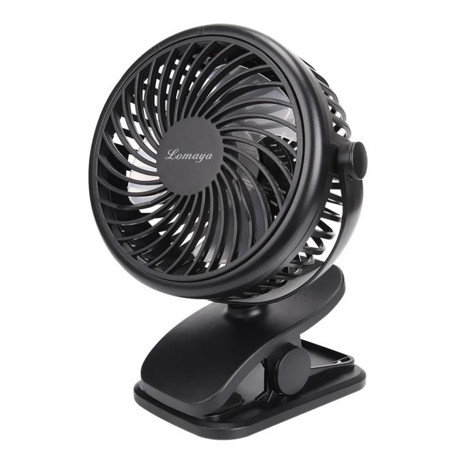ニョロゾ USB扇風機 風量3段階調整 扇風機 卓上 クリップ式扇風機 2WAY給電 3段階風量調節 USB