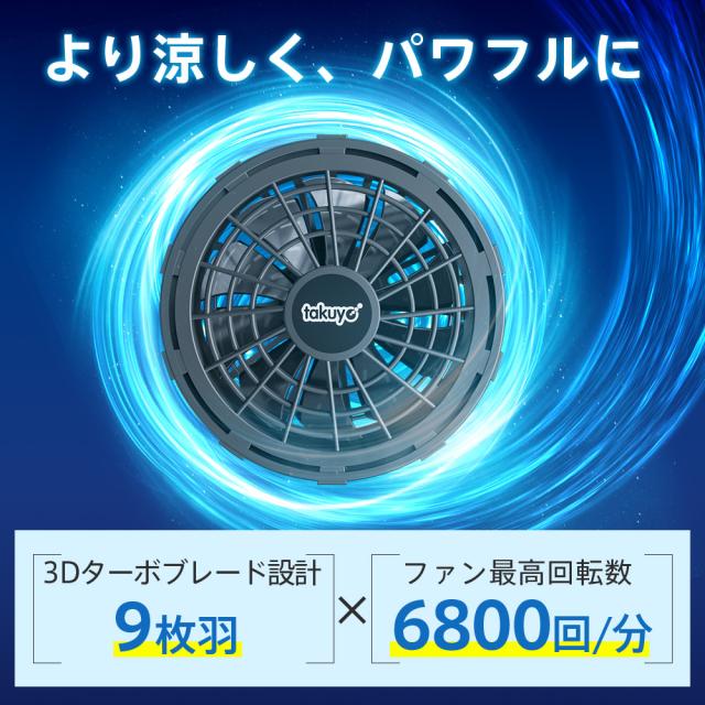 空調ウェア CS02 空調作業服 バッテリー ファンセット ベスト ワーク