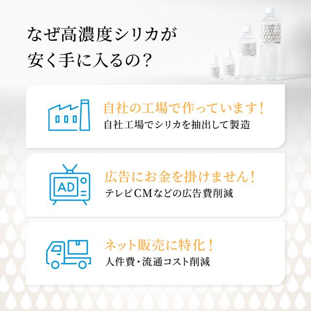シリカ濃縮液【100mlｘ2本プレゼント】１Lx６本SET いづみのシリカケイ素 シリカ シリカウォーター シリカウォータ ケイ素水 珪素水 高濃度シリカ 水 お水 ミネラルウォーター 飲料水 健康飲料 珪素 高濃度 濃縮 原液 ミネラル 健康 美容_10
