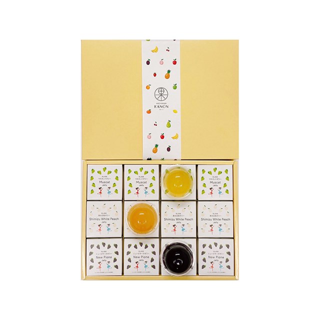 ハロウィン クリスマス お歳暮 ギフト フリュテリーカノン 岡山果実ゼリー 12個入 ハロウィン クリスマス お歳暮 ギフト フリュテリーカノン 岡山果実