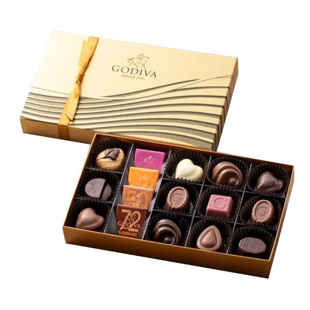 ハロウィン クリスマス お歳暮 ギフト ゴディバ ハート オブ ゴールドコレクション 16粒