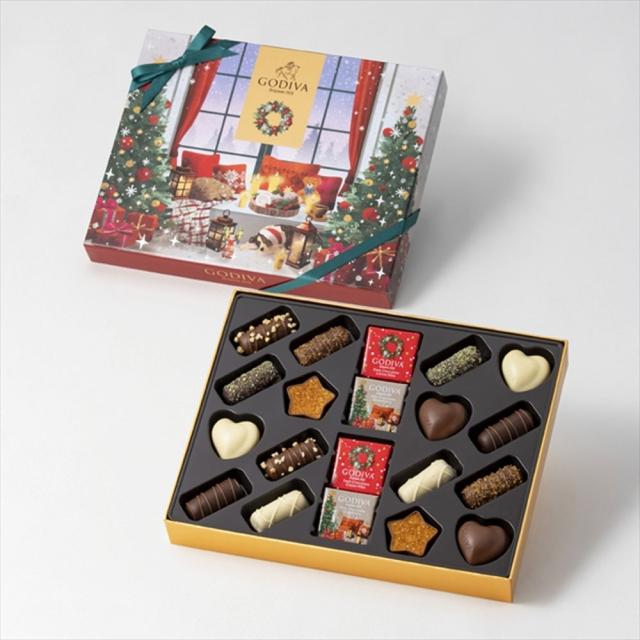 お歳暮 御歳暮 クリスマス ギフト ゴディバ プッシュドノエル アソートメント 20粒入
