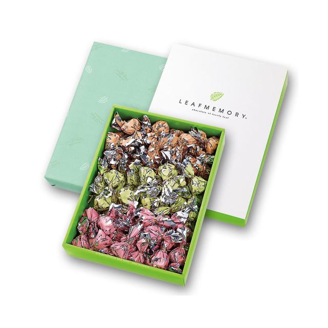 ハロウィン クリスマス お歳暮 ギフト モンロワール リーフメモリー ギフトボックス 80個入り