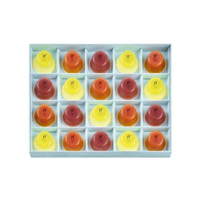 送料無料 黄金の果実 国産ポンカンゼリー2連 (140gx2連)x24個 谷尾