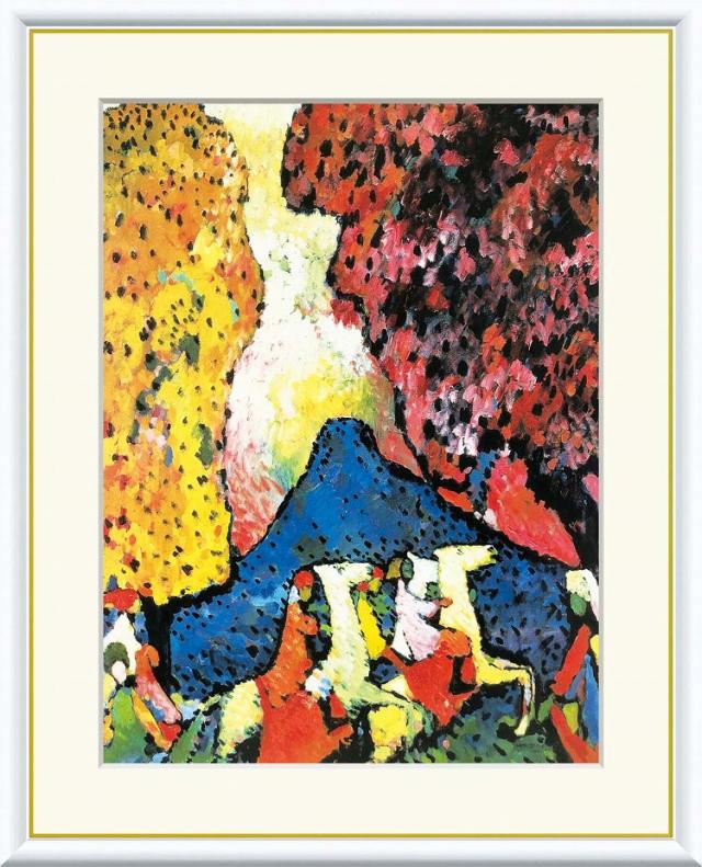 抽象画現代アート「彩-13」油彩の抽象画F6号木製フレーム付き