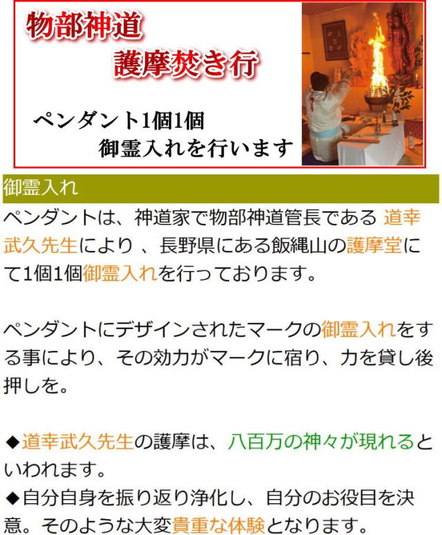 十種神宝ペンダント　願GAN＋守SHU　特別キャンペーンセット ツインQプレゼント とくさのかんだから　お守り 癒し 古神道　足玉 蜂比礼 道返玉 本物研究所　ミサト工業_1