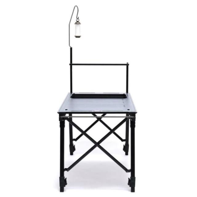アッソブ AS2OV フォールディングテーブル FOLDING TABLE テーブル 机 折り畳み式 高さ調整可能 アルミ 軽量 キャンプ アウトドア バーベキュー 492502-10