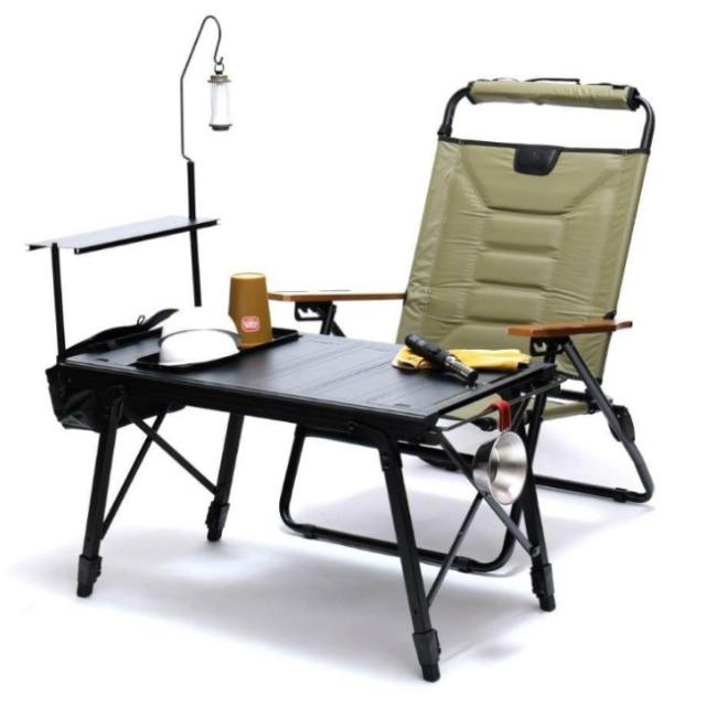 アッソブ AS2OV フォールディングテーブル FOLDING TABLE テーブル 机 折り畳み式 高さ調整可能 アルミ 軽量 キャンプ アウトドア バーベキュー 492502-10