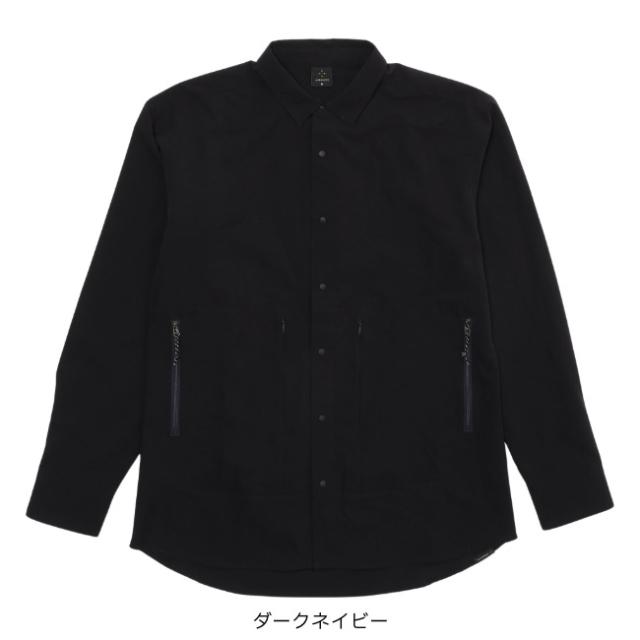 アクシーズクイン AXESQUIN ロングスリーブ ベンチレーションシャツ メンズ LS Ventilation Shirt Ms 夏山縦走 ハイキング アウトドア 長袖シャツ 011188_3