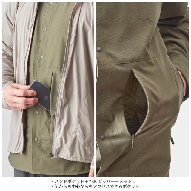 アクシーズクイン AXESQUIN ロングスリーブ ベンチレーションシャツ メンズ LS Ventilation Shirt Ms 夏山縦走 ハイキング アウトドア 長袖シャツ 011188_6