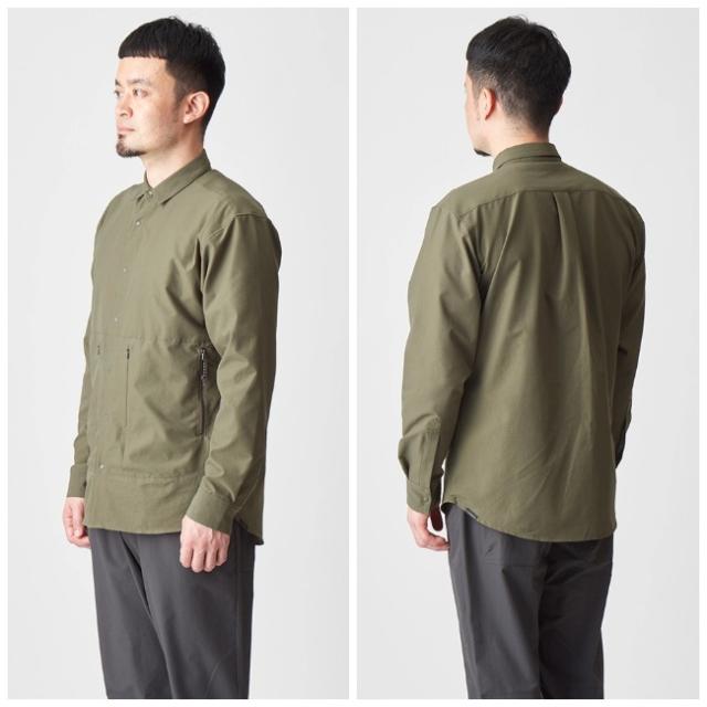 アクシーズクイン AXESQUIN ロングスリーブ ベンチレーションシャツ メンズ LS Ventilation Shirt Ms 夏山縦走 ハイキング アウトドア 長袖シャツ 011188_8