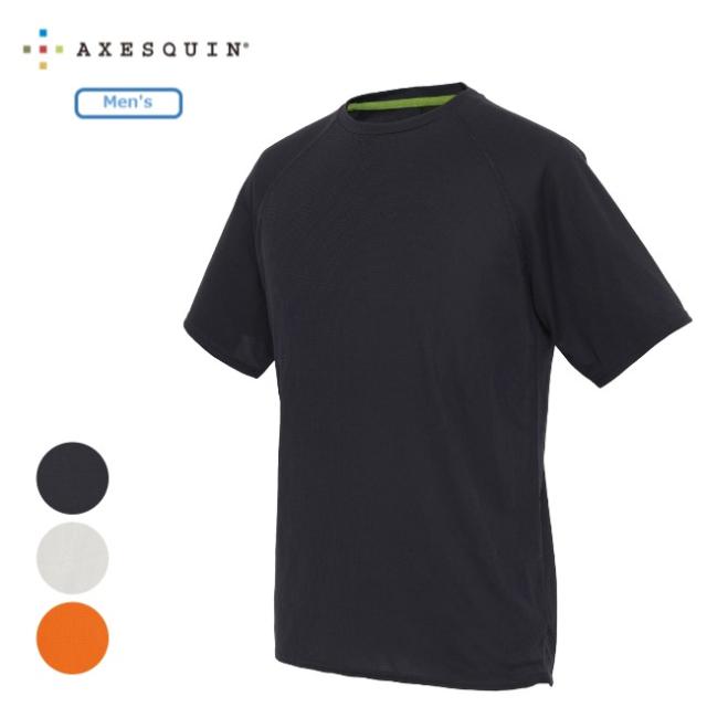 アクシーズクイン AXESQUIN ベンチレーションショートスリーブTシャツ メンズ Ventilation Short Sleeve Tee Ms ベースレイヤー 半袖シャツ 抗菌防臭 011125