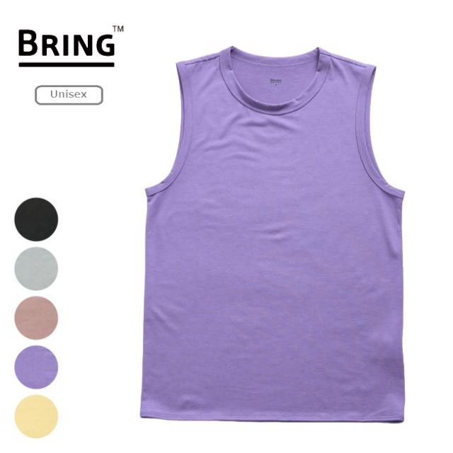 ブリング BRING ワンダーウェア スリーブレス WUNDERWEAR ユニセックス ノースリーブ メリノウール BW0106