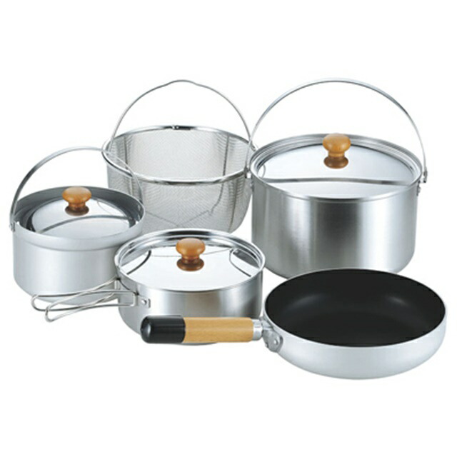 ユニフレーム UNIFLAME fan5 duo アウトドア キャンプ クッカー セット 鍋 フライパン ざる