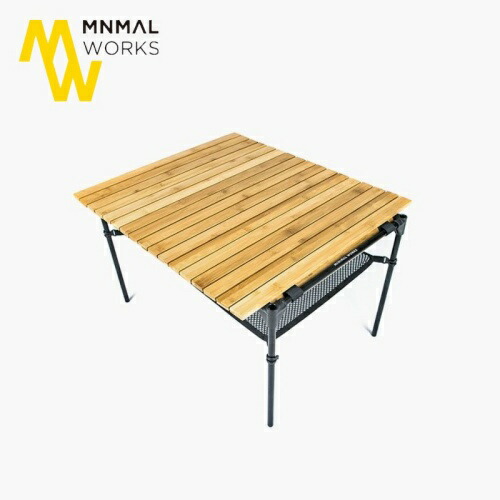 ミニマルワークス MINIMAL WORKS モカロールテーブル バンブー MOCHA ROLL TABLE BAMBOO アウトドア キャンプ テーブル 組み立て式 9,117円
