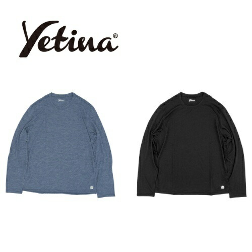 イエティナ Yetina ハイブリッドメリノライトロングスリーブTシャツ Hybrid merino Light L/S T-Shirt