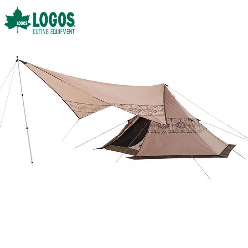 ロゴス LOGOS LOGOS LAND Tepee 350+LOGOS LAND ツーリングタープお買い得2点セット ワンポールテント タープ アウトドア キャンプ