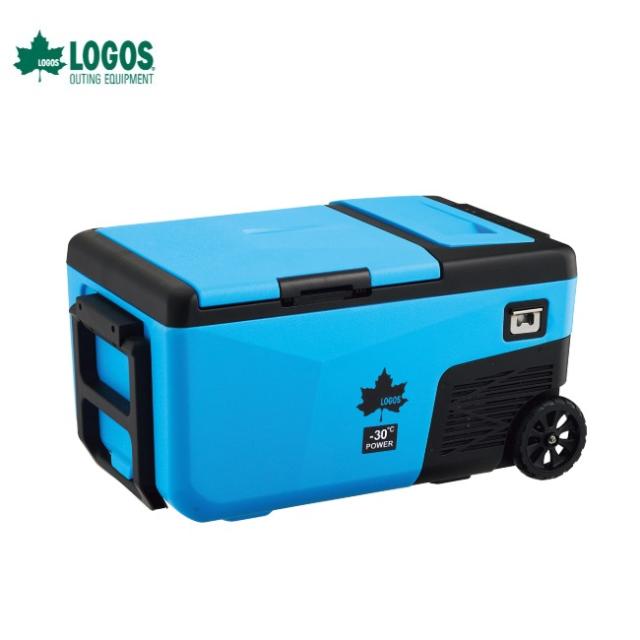 ロゴス LOGOS 野電 エレキャン・凍結冷凍冷蔵庫 25-BF（-30℃/20℃ 2ドア ホイール）ポータブル 冷蔵庫 冷凍 AC DC 電源 -30℃ 屋内外 アウトドア 74175092