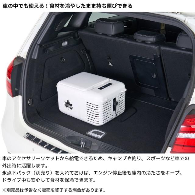 ロゴス LOGOS （野電）エレキャン 凍結冷凍冷蔵庫 9-BF（-30℃/20℃） ポータブル 冷蔵庫 冷凍庫 9L キャンプ アウトドア 74175091_3
