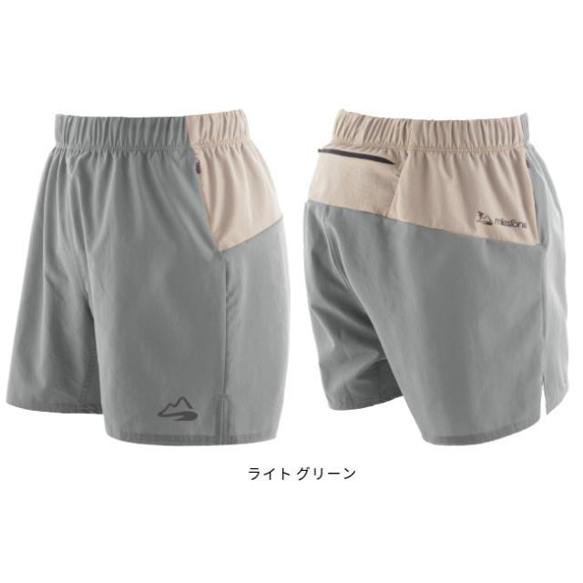 マイルストーン milestone ナッティショーツ 5インチ プラス ユニセックス Natty Shorts 5_inch PLUS ランニングショーツ 撥水 ストレッチ性_2