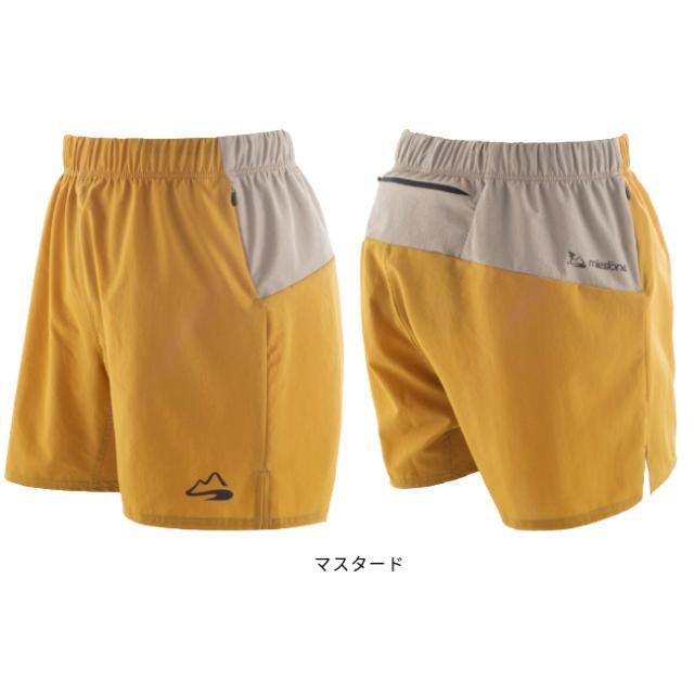 マイルストーン milestone ナッティショーツ 5インチ プラス ユニセックス Natty Shorts 5_inch PLUS ランニングショーツ 撥水 ストレッチ性_3
