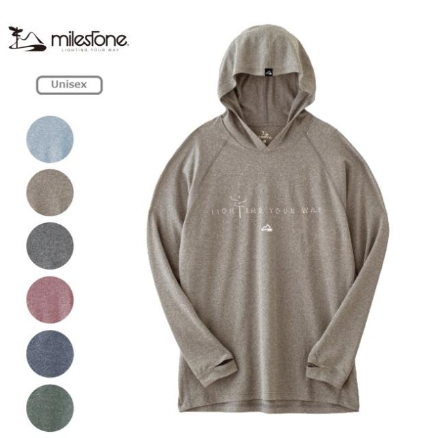 マイルストーン milestone ドゥーバップフーディ ユニセックス Doo-Bop Hoody 速乾 長袖 MST-021