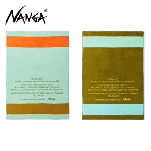 ナンガ NANGA グッドスリープボーダーコットンブランケット シングル GOOD SLEEP BORDER COTTON BLANKET S アウトドア キャンプ リビング