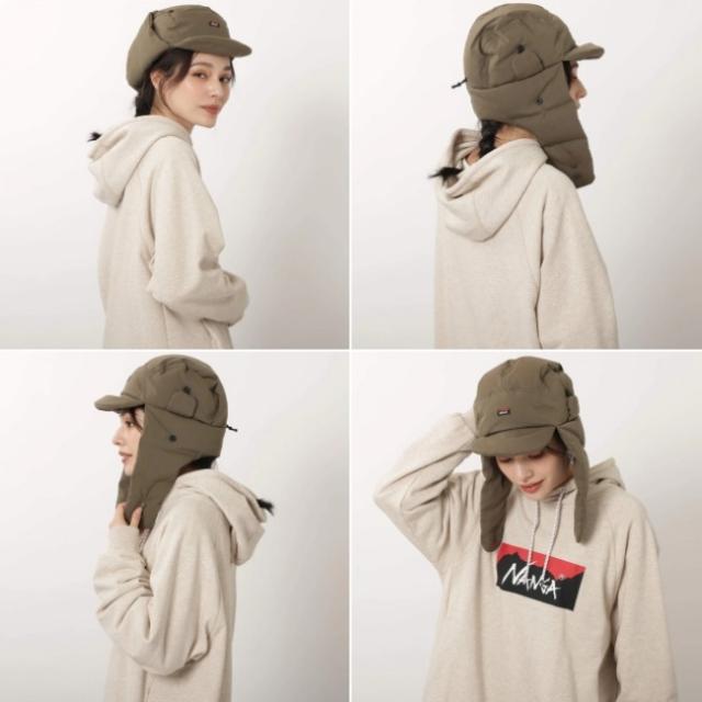 ナンガ NANGA タキビリップストップダウンイヤーフラップキャップ