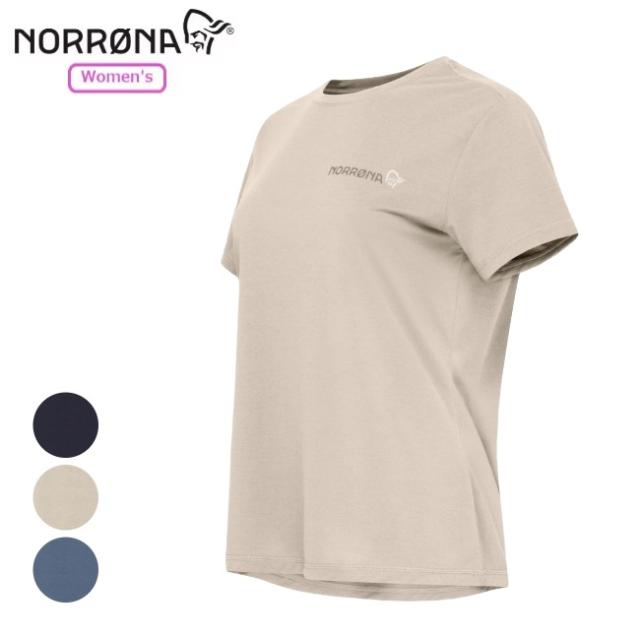 ノローナ NORRONA フェムンド テックTシャツ ウィメンズ femund tech T-Shirt Ws Tシャツ 半袖 吸湿速乾 軽量 トレッキング アウトドア 2664-24