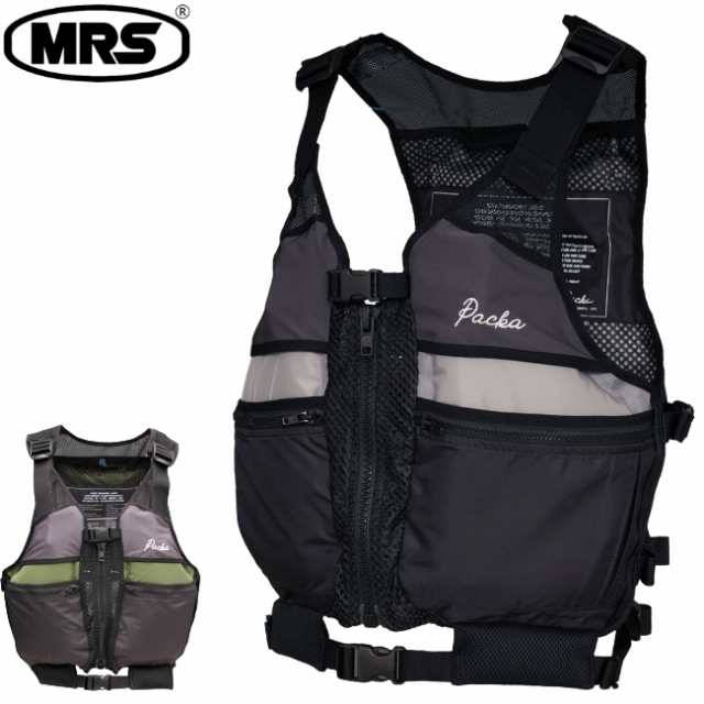 MRSパックラフト MRS Packraft パッカ ライフジャケット ポケット付き M/L サイズ Packa Spy Life Jacket with Pocket M/L パックラフト