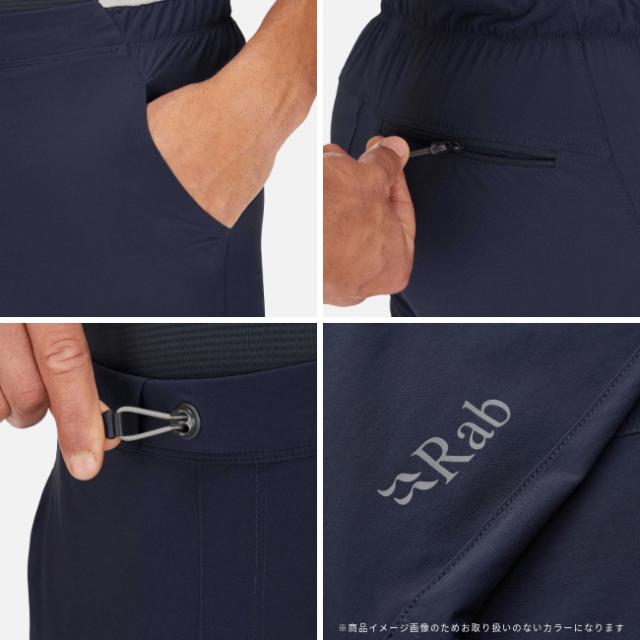 ラブ Rab モメンタムパンツ ショート メンズ Momentum Pants Men’s ロングパンツ 軽量 通気性 伸縮性 QFV-82_2
