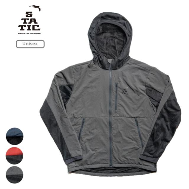 スタティック STATIC アドリフト フーディ ウィズ シェル ADRIFT HOODY WITH SHELL ユニセックス アウター ソフトシェル ジャケット 24702