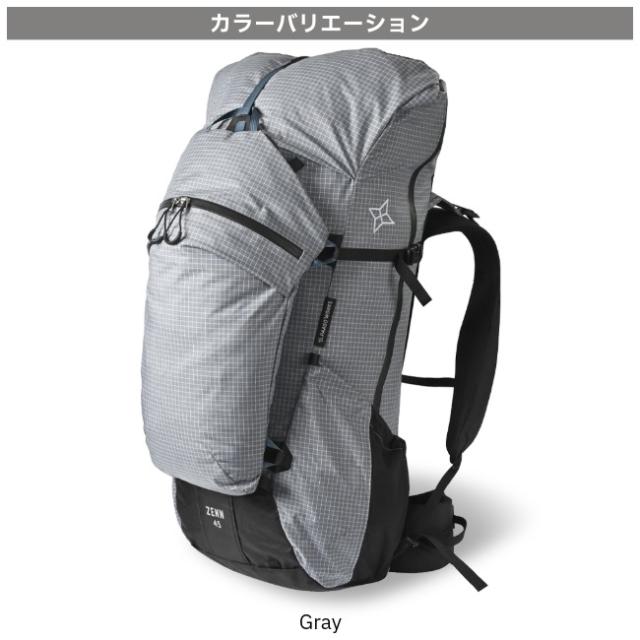 パーゴワークス PAAGO WORKS ゼン45 ZENN 45 バックパック ザック リュック 軽量 アウトドア トレッキング ハイキング 登山 HP601_2